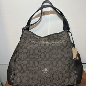 Coach Shoulder Bag Handbag Signature Jacquard